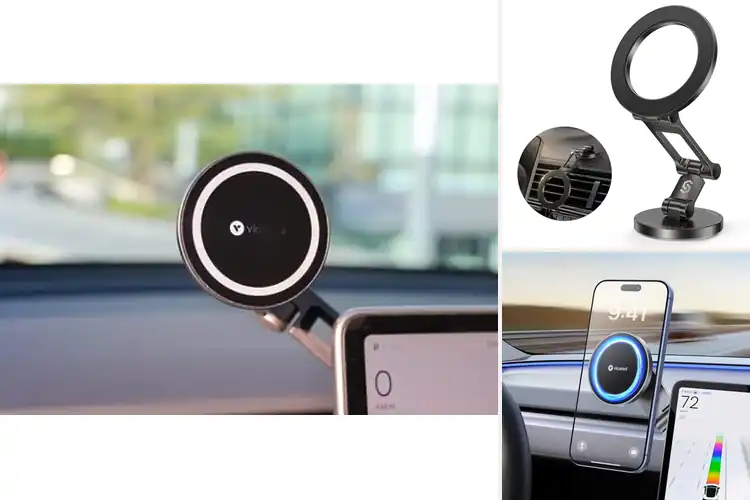 Detailed view of Best 3M Adhesive Tesla Phone Holder
