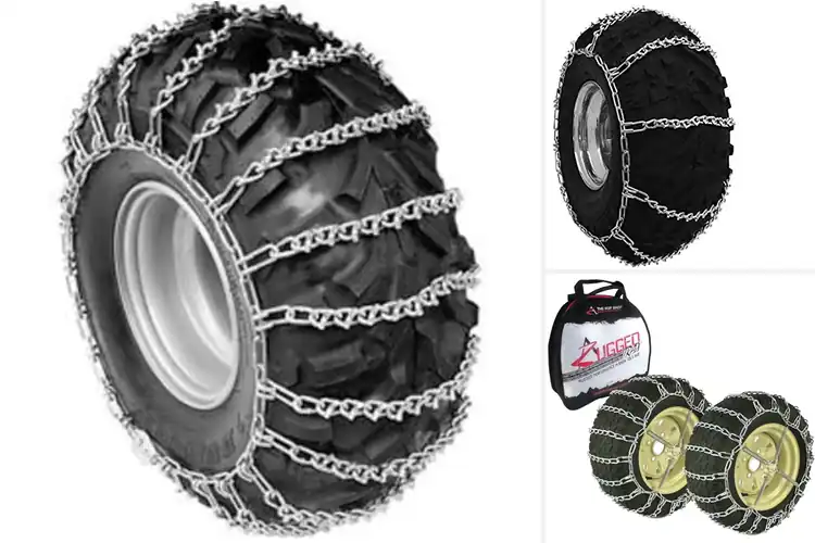 Detailed view of Best ATV Plowing Chains for Strong Grip & Smooth Control