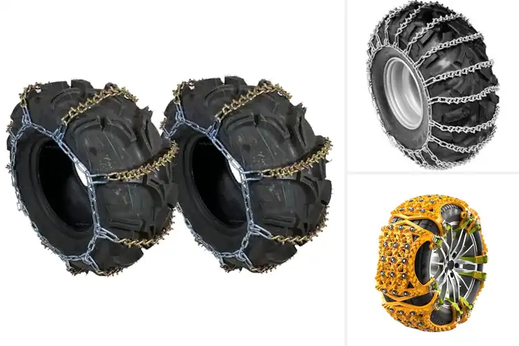 Detailed view of Best ATV Snow Chains for Ice
