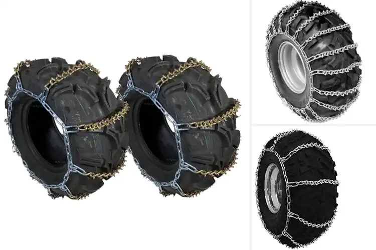 Detailed view of Best ATV Snow Traction Chains