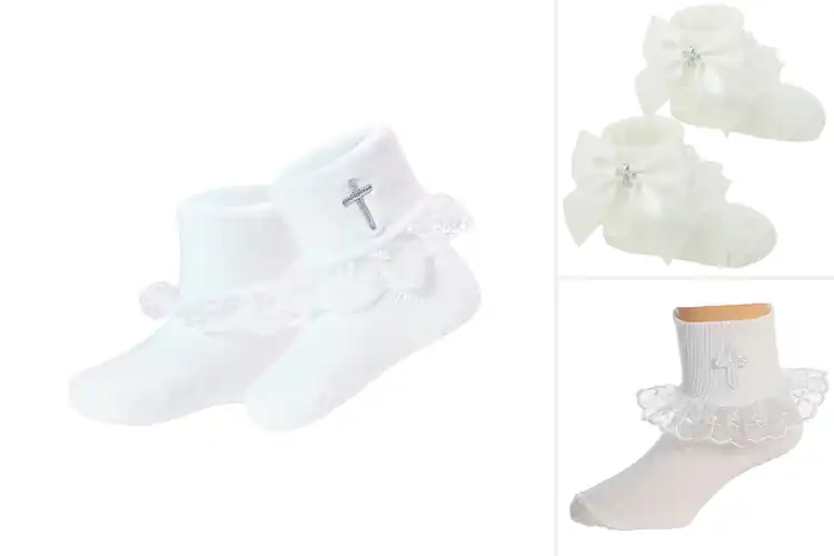Detailed view of Best Baptism Socks For Girls: 10 Stylish & Comfy Picks