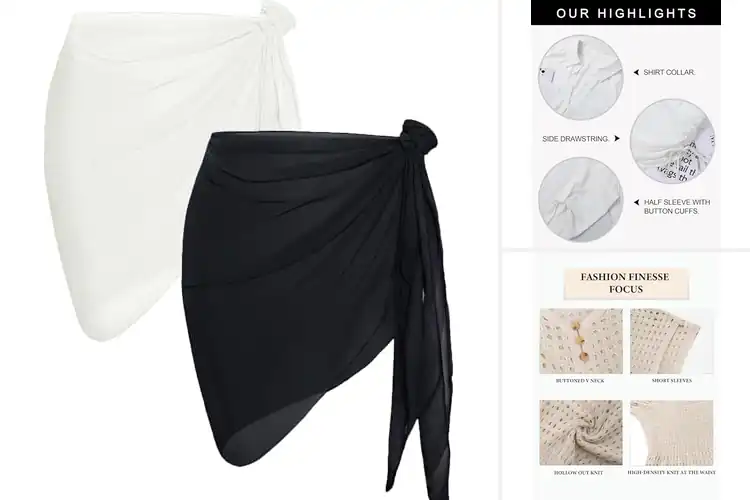 Detailed view of Best Cruise Cover Ups: 6 Effortless Styles for Deck Days
