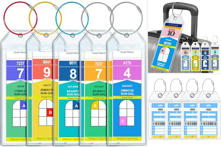 Detailed view of Best Cruise Luggage Tags: Secure, Spot & Travel with Ease