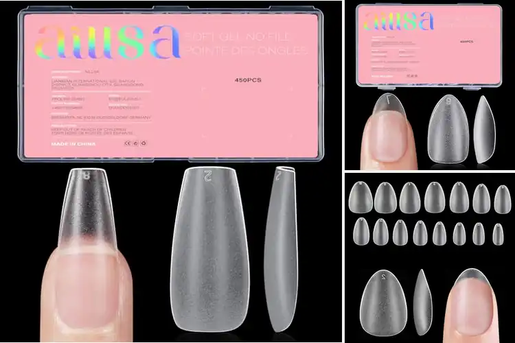 Detailed view of Best Double Sided Matte Nail Tips