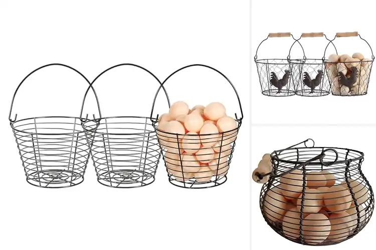 Detailed view of Best Egg Baskets With Handle
