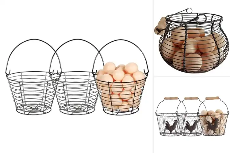 Detailed view of Best Egg Baskets With Handles
