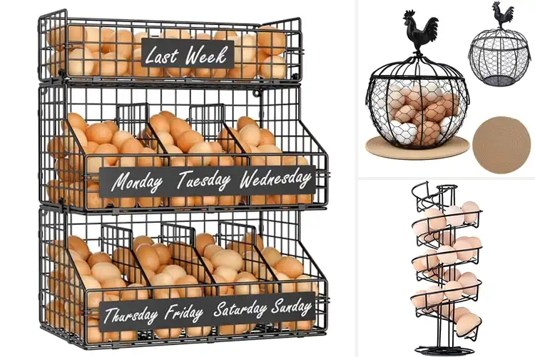 Detailed view of Best Egg Display Baskets