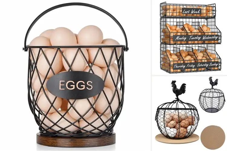 Detailed view of Best Egg Holder Baskets