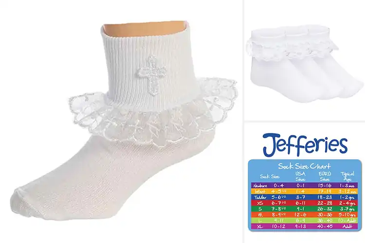 Detailed view of Best First Communion Socks: 10 Elegant & Comfortable Options