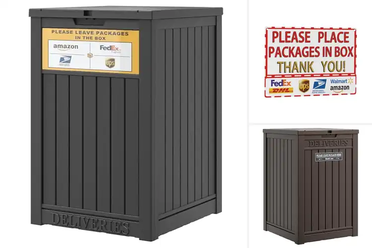 Detailed view of Best Garage Delivery Boxes
