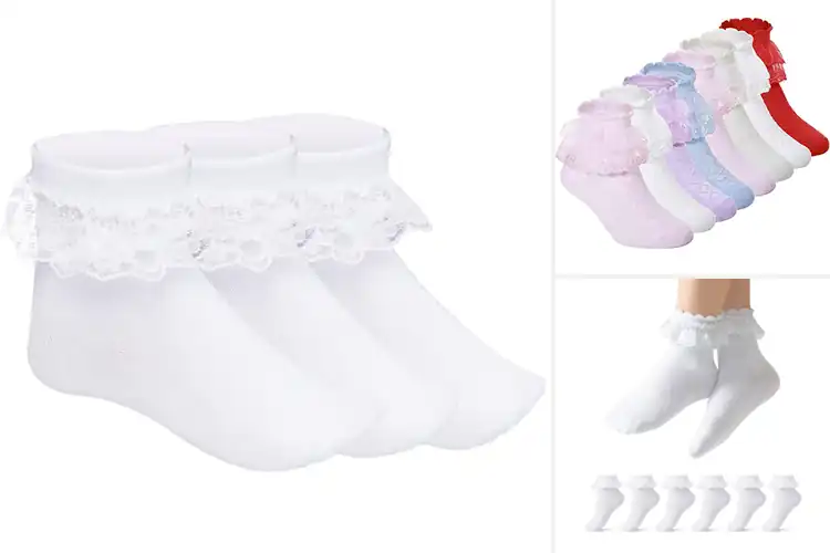 Detailed view of Best Girls’ Lace Socks