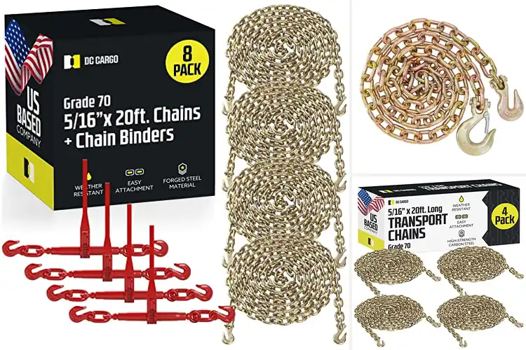 Detailed view of Best Grade 70 Chains for Heavy-Duty Strength and Reliability