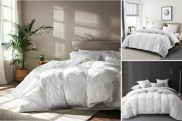 Detailed view of Best King Size Down Duvet Inserts