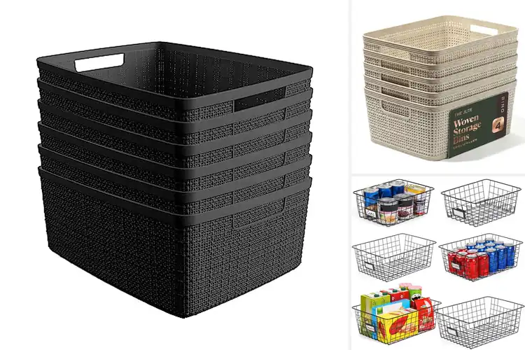 Detailed view of Best Kitchen Storage Baskets