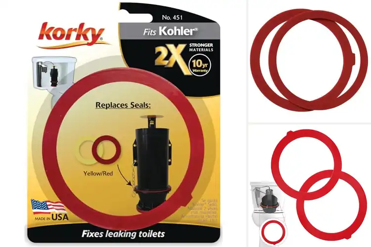 Detailed view of Best Kohler Tower Style Flush Valve Seals