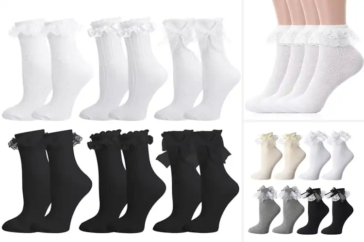 Detailed view of Best Lace Trimmed Socks: Cute, Comfy Styles You’ll Love