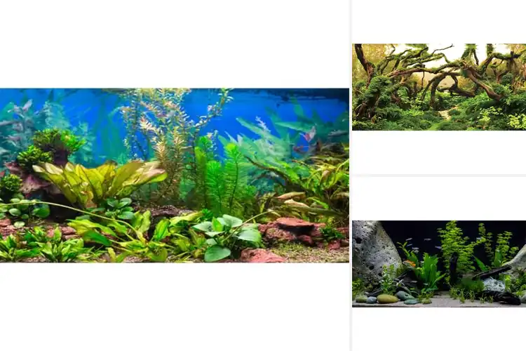 Detailed view of Best Lake Fish Tank Backgrounds