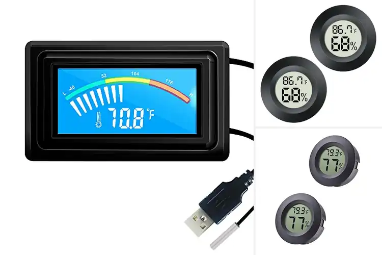 Detailed view of Best LCD Temperature Gauges