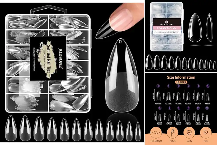 Detailed view of Best Long Lasting Almond Nail Tips