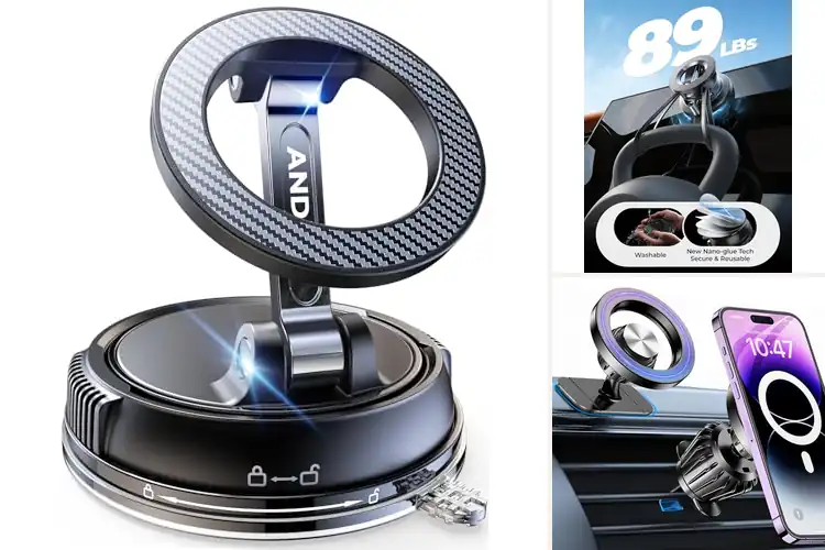 Detailed view of Best Magnetic Car Phone Mounts