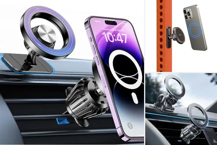 Detailed view of Best Magnetic Phone Mount For iPhone MagSafe