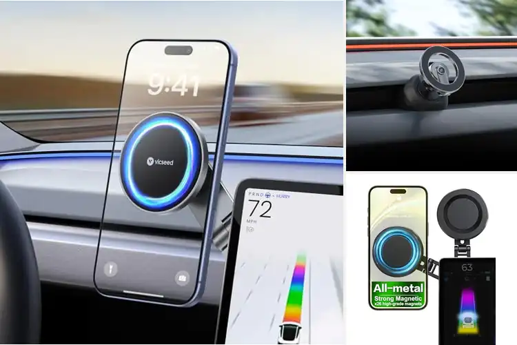 Detailed view of Best MagSafe Case Compatible Tesla Mount