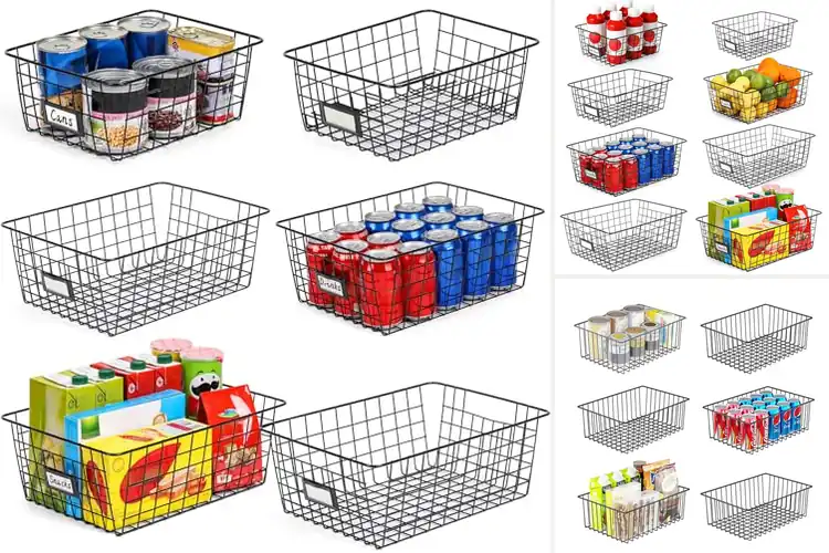 Detailed view of Best Metal Storage Baskets