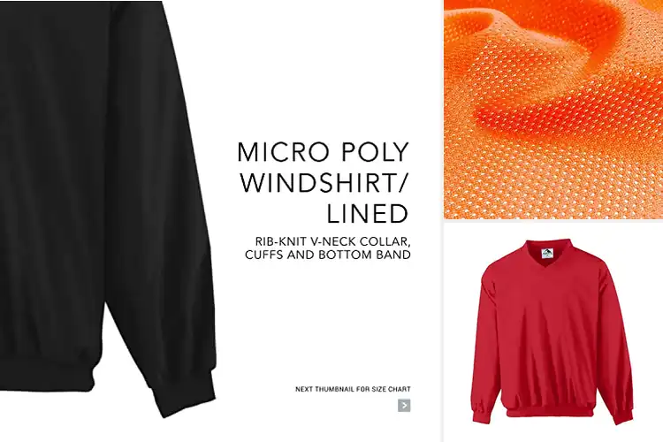Detailed view of Best Micro Polyester Sportswear