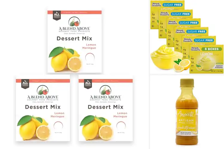 Detailed view of Best Natural Lemon Meringue Dessert Mix
