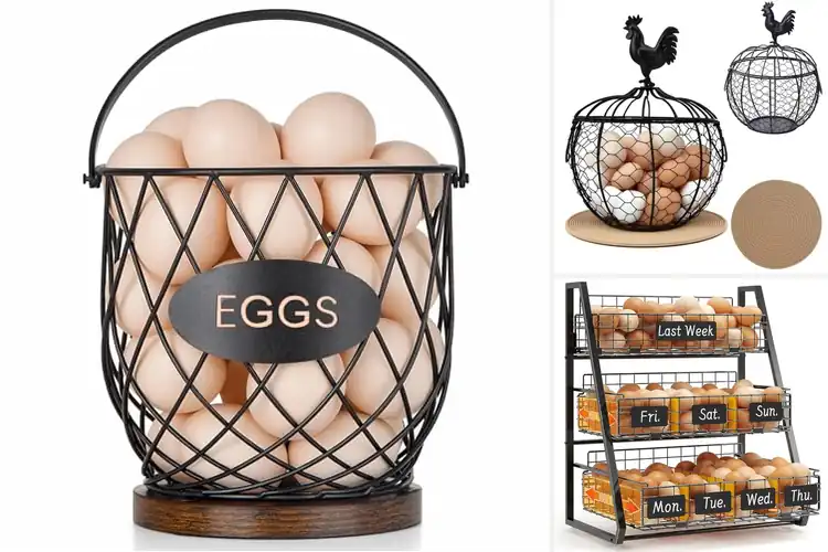 Detailed view of Best Non Slip Base Egg Baskets