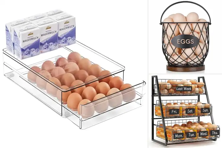 Detailed view of Best Non-Slip Egg Storage Baskets for Secure Organization