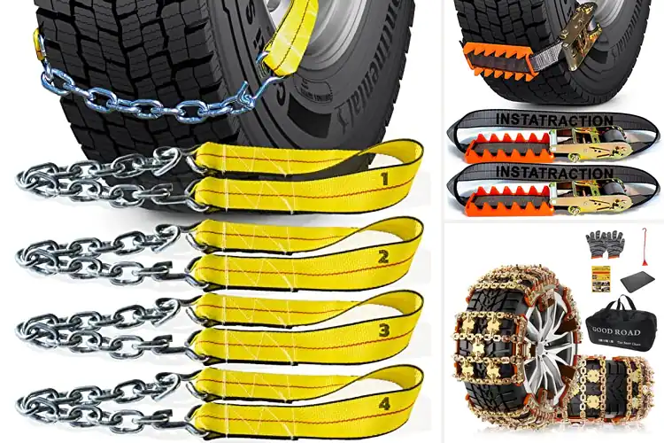Detailed view of Best Off-Road Snow Chains: Conquer Winter with Confidence