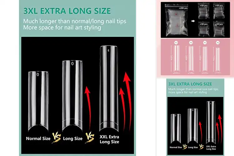 Detailed view of Best Precisely Sized Nail Tips: Top 10 Perfect Fits for All