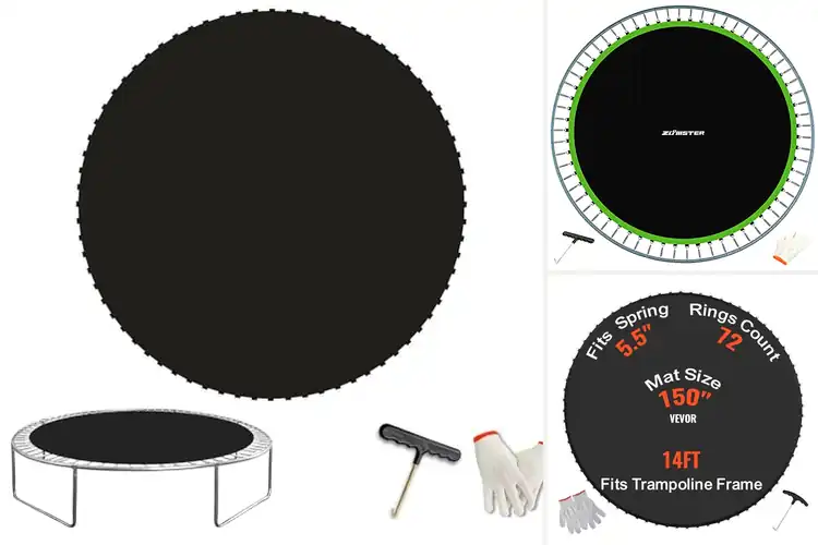Detailed view of Best Replacement Mats for Safe & Durable Trampoline Fun