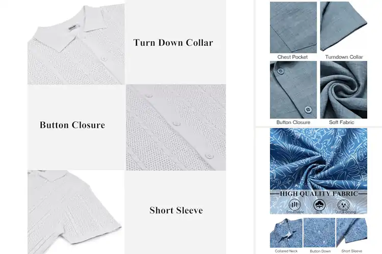 Detailed view of Best Resort Shirts for Cool, Stylish Comfort