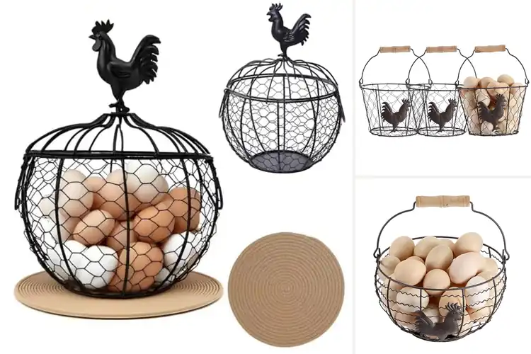 Detailed view of Best Rooster Egg Baskets