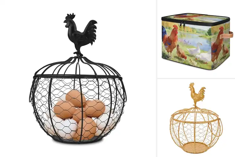 Detailed view of Best Rooster Lid Display Baskets: Top 10 Picks