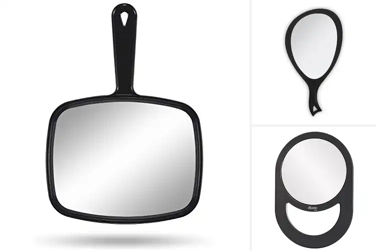 Detailed view of Best Salon Hand Mirrors for Perfect Grooming & Durability