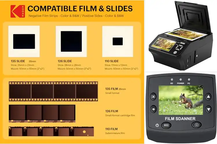 Detailed view of Best Slide And Negative Digitizers: Preserve Memories Fast
