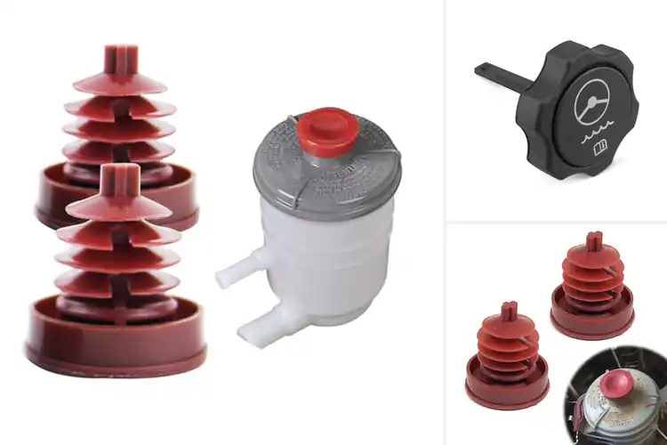 Detailed view of Best Steering Reservoir Cap Covers