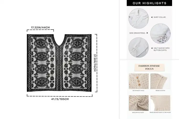 Detailed view of Best Swim Cover Ups: 7 Stylish & Comfortable Picks for You