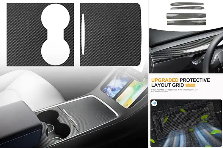 Detailed view of Best Tesla Interior Upgrades for a Stylish, Premium Cabin