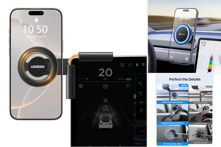 Detailed view of Best Tesla Phone Holders
