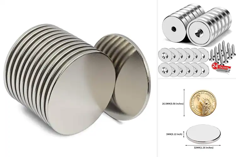 Detailed view of Best Ultra Powerful Magnetic Force 12 N52 Magnets