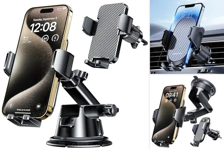 Detailed view of Best Universal Car Phone Mounts for Safe Driving