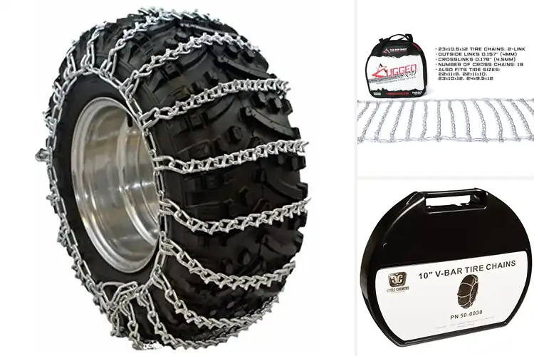 Detailed view of Best UTV Tire Chains