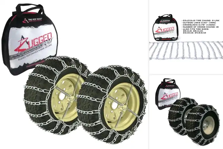 Detailed view of Best UTV Tire Snow Chains: Conquer Winter Trails Safely