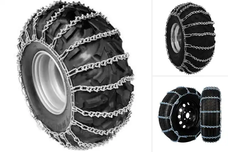 Detailed view of Best V-Bar Tire Traction Chains