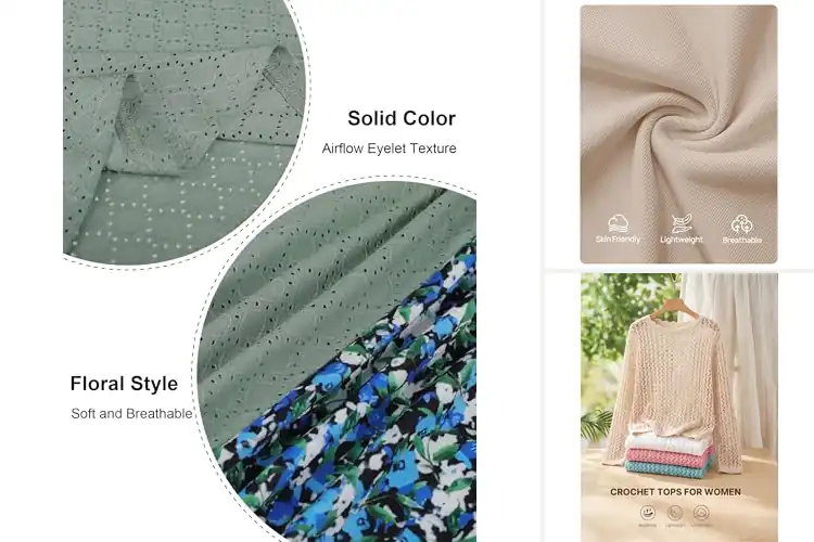 Detailed view of Best Vacation Blouses: Feel Light & Move With You