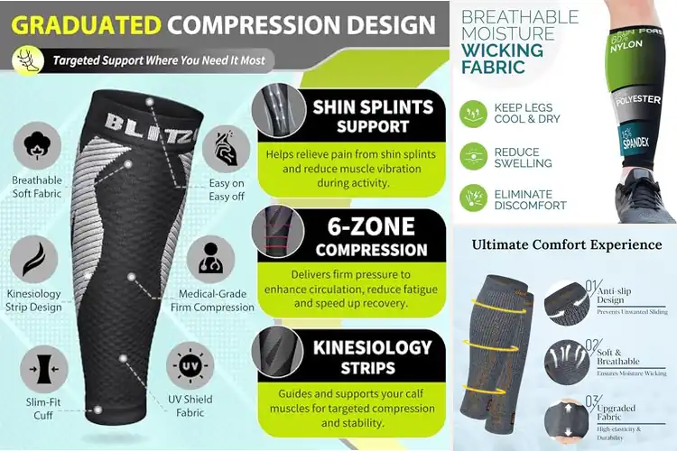 Detailed view of Best Varicose Vein Sleeves: Top 10 for Pain Relief & Comfort